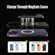 Power Up Anywhere with Our Macsafe Magnetic Power Bank - Fast Wireless Charging for iPhone 12/13/14