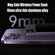 Power Up Anywhere with Our Macsafe Magnetic Power Bank - Fast Wireless Charging for iPhone 12/13/14