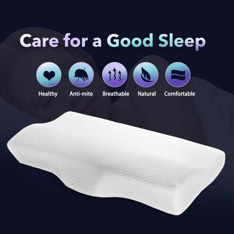 Sleep Better and Stay Healthy with Our Memory Foam Orthopedic Pillow - 60/50 cm