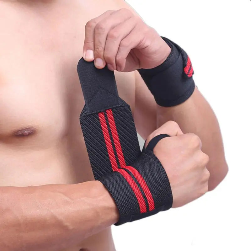 Boost Your Workouts with Adjustable Wrist Wraps - Gym Essential!