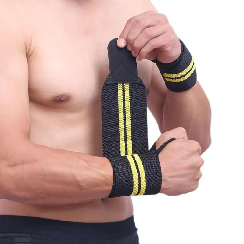 Boost Your Workouts with Adjustable Wrist Wraps - Gym Essential!