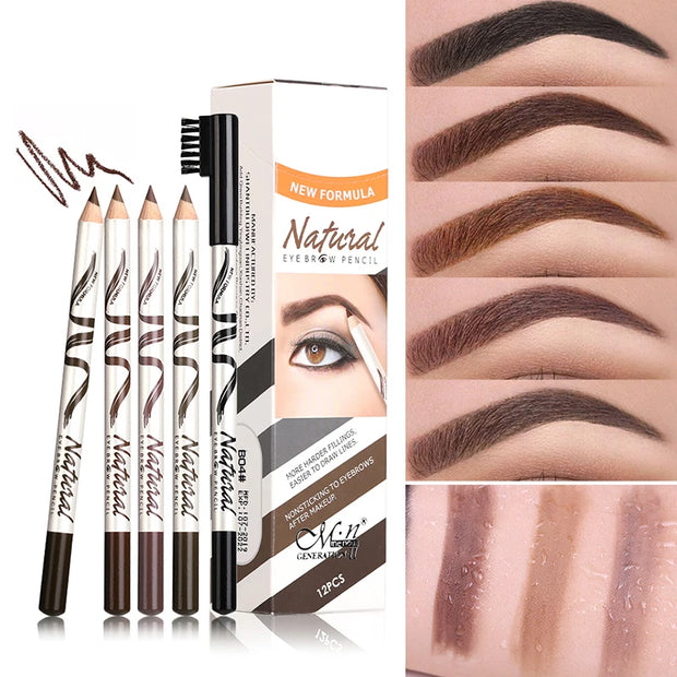 Get Perfect Brows with Our Waterproof Eyebrow Pencil - 5 Shades Available!