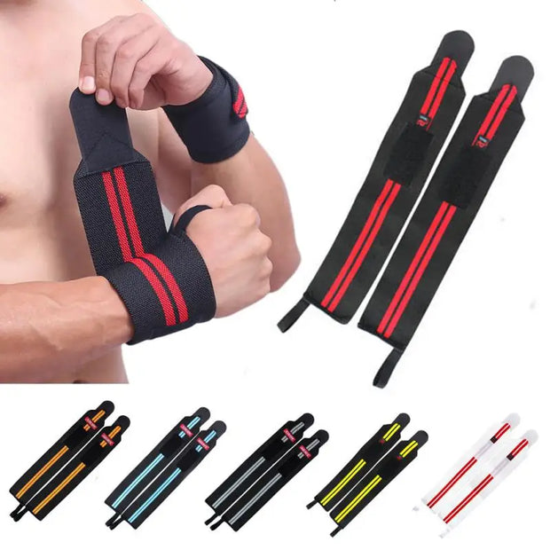 Boost Your Workouts with Adjustable Wrist Wraps - Gym Essential!