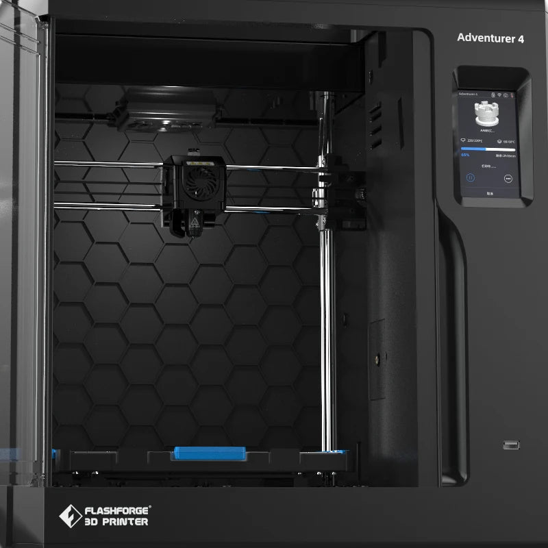 Upgrade Your 3D Printing Game with the Flashforge Adventurer 4 - Fast, Leveling-Free, and Equipped with HD Camera & HEPA13 Filter!