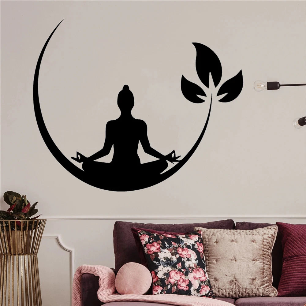 Transform Your Space with Zen Yoga Wall Decals - High Quality, Easy to Use, and Eco-Friendly!