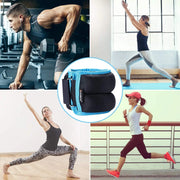 Boost Your Workout with 1kg Adjustable Ankle Weights - Perfect for Running, Yoga, and More!