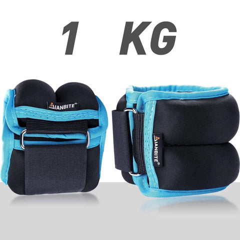 Boost Your Workout with 1kg Adjustable Ankle Weights - Perfect for Running, Yoga, and More!