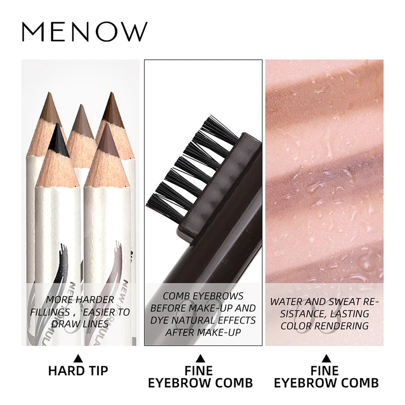 Get Perfect Brows with Our Waterproof Eyebrow Pencil - 5 Shades Available!