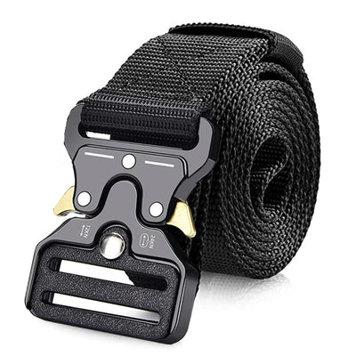 Genuine Tactical Belt Quick Release Outdoor Military Belt Soft Real Nylon Sports Accessories Men And Women Black Belt