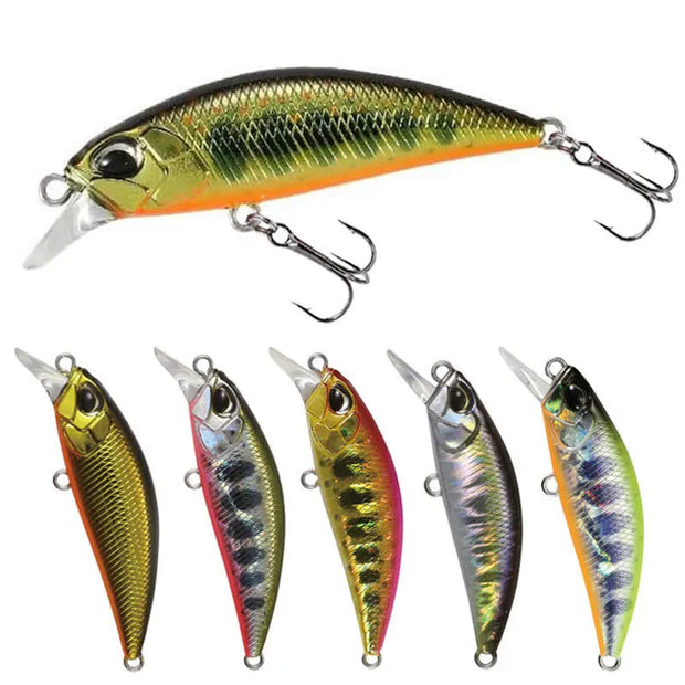 Ultimate 38Mm Mini Sinking Minnow Fishing Lure - Perfect for Trout, Bass, and Carp Fishing!