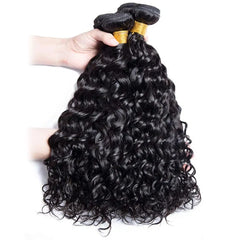 Upgrade Your Look with 10A Peruvian Water Wave Hair Extensions - No Tangle, 100% Human Hair - Fast Shipping!