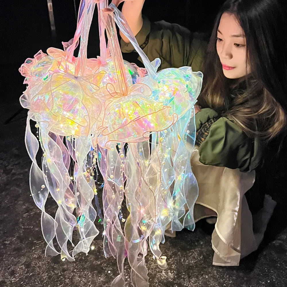 Transform Your Room with Our Portable Jellyfish Lamp - Perfect for Girls' Bedrooms!