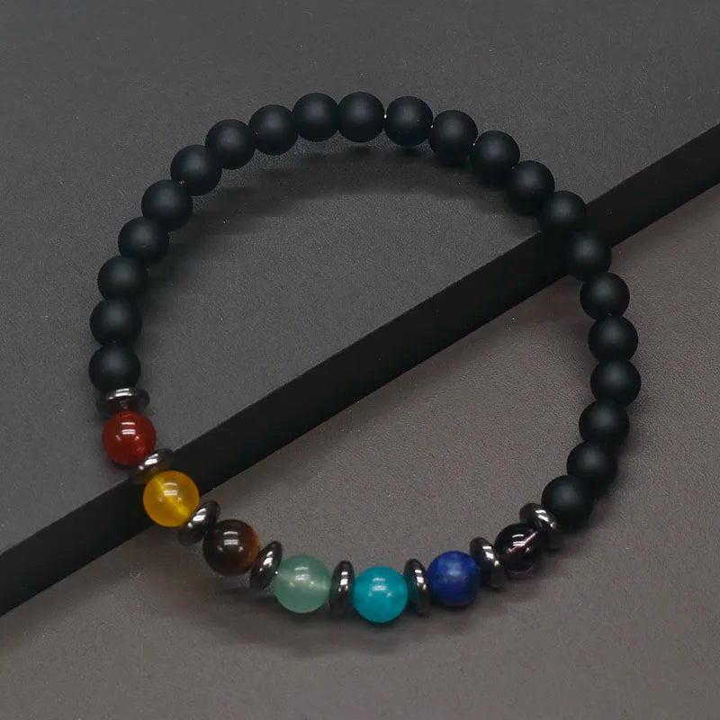 Boost Your Spiritual Journey with 2022 6mm Magnetic Hematite Bracelet - Perfect for Men and Women!