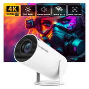 Upgrade Your Viewing Experience with Transpeed 4K Android 11 Projector - WiFi6, 260 ANSI, Dual Wifi, BT5.0