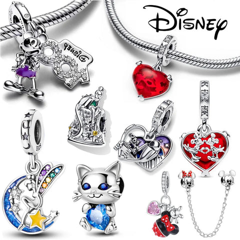 Upgrade Your Style with Disney Sterling Silver Charms - Perfect for Gifts!