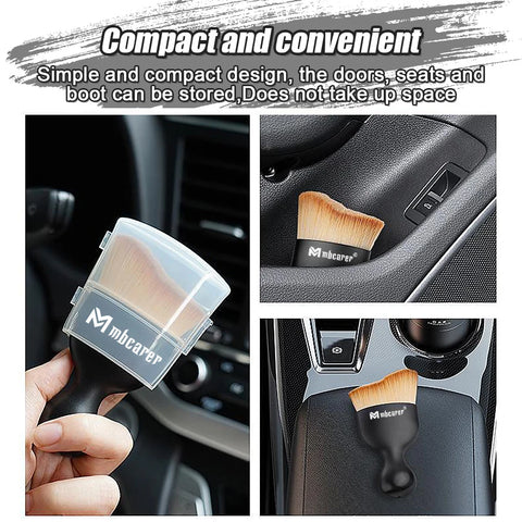 Get Your Car Spotless with our Compact Interior Cleaning Brush - Dust and Dirt Don't Stand a Chance!