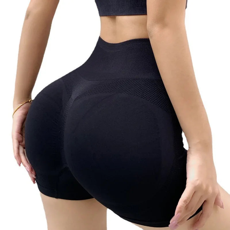 Boost Your Workout with High Waist Yoga Shorts - Perfect for Fitness, Gym, and Running!