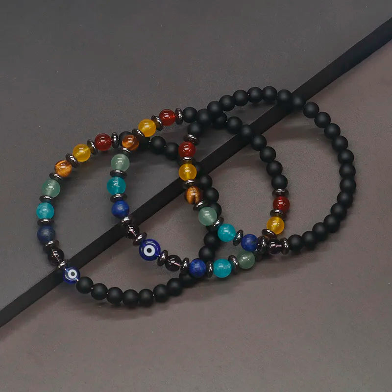 Boost Your Spiritual Journey with 2022 6mm Magnetic Hematite Bracelet - Perfect for Men and Women!