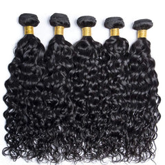 Upgrade Your Look with 10A Peruvian Water Wave Hair Extensions - No Tangle, 100% Human Hair - Fast Shipping!