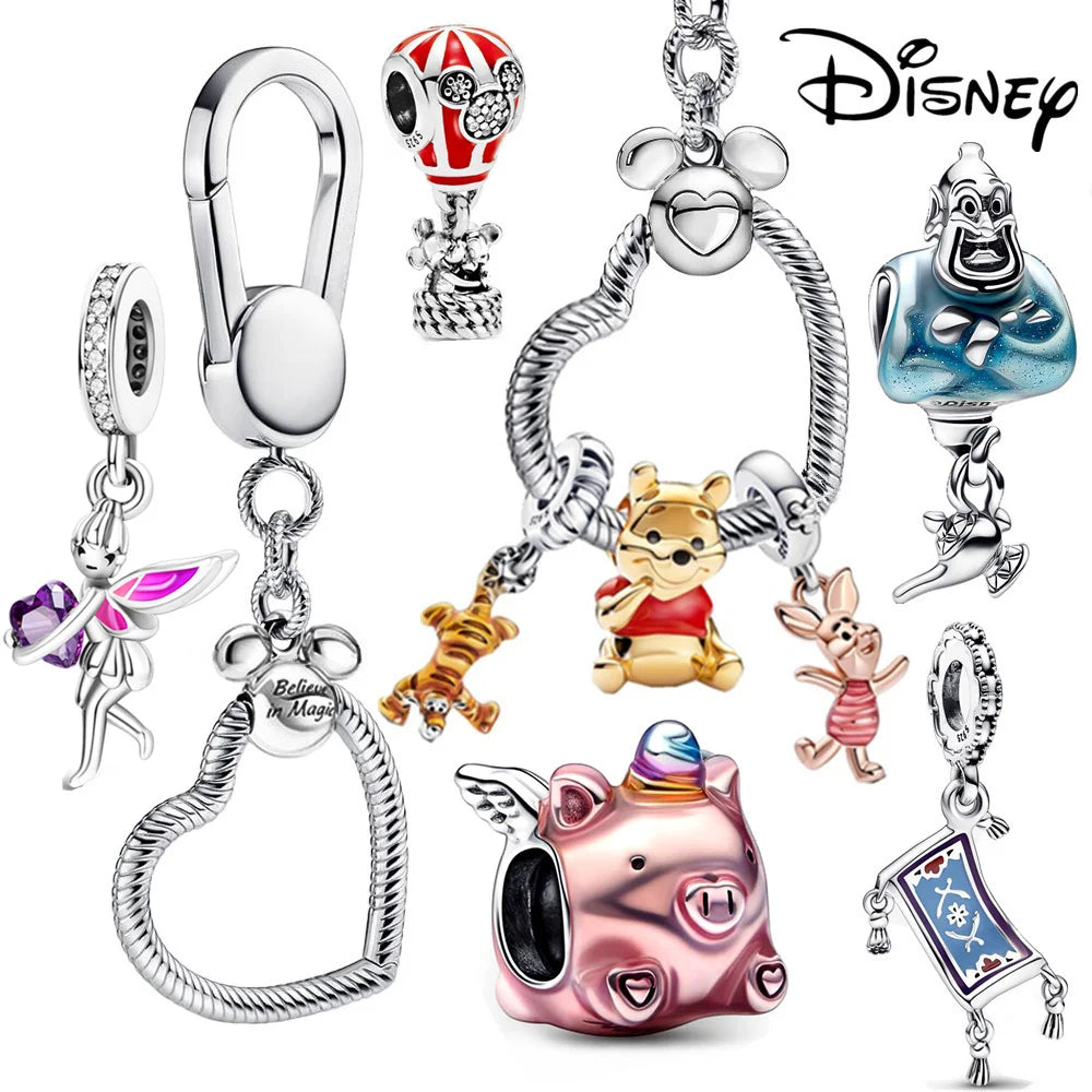 Upgrade Your Style with Disney Sterling Silver Charms - Perfect for Gifts!