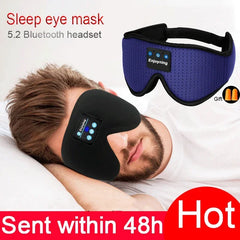 Ultimate Wireless Music Headphone Sleep Mask - Bluetooth, Mic, Sleep Aid, iOS/Android/Mac