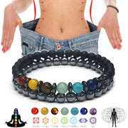 Boost Your Spiritual Journey with 2022 6mm Magnetic Hematite Bracelet - Perfect for Men and Women!