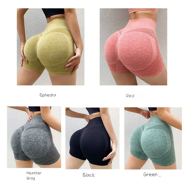 Boost Your Workout with High Waist Yoga Shorts - Perfect for Fitness, Gym, and Running!