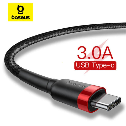 Fast Charge USB Type C Cable - Compatible with Samsung, Huawei, Xiaomi - Quick Charge 3.0 Technology