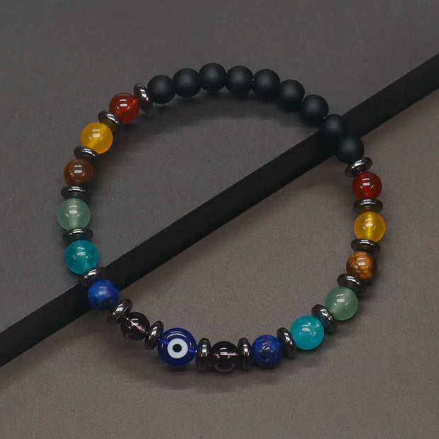 Boost Your Spiritual Journey with 2022 6mm Magnetic Hematite Bracelet - Perfect for Men and Women!