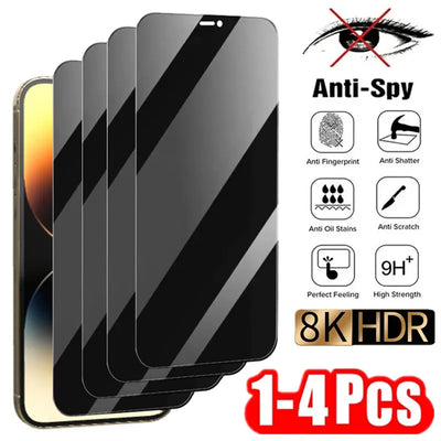 Protect Your Privacy with Anti-Spy Glass for iPhone - Compatible with 14-15 Models