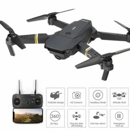 Experience High-Flying Fun with Eachine E58 Foldable RC Quadcopter Drone - HD Camera, Altitude Hold, Real-Time FPV