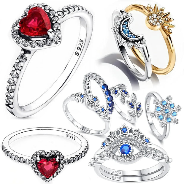 Get Noticed with Our Red Heart Sterling Silver Ring - Perfect Festival Gift!