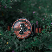 Transform Your Style with BOBO BIRD Wooden Military Watch - Personalized Gift for Men - Luxury Chronograph