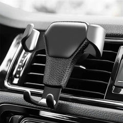 Upgrade Your Drive: Gravity Car Holder for iPhone 13/12, Samsung, Xiaomi - Air Vent Clip Mount for Safe Smartphone and GPS Support