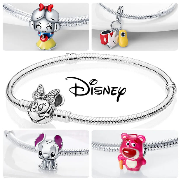 Upgrade Your Style with Disney Sterling Silver Charms - Perfect for Gifts!