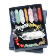 Experience Balance and Healing with our Chakra Stone Set - Perfect for Yoga, Reiki, and Meditation!